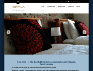 fernvillafishguard.co.uk screenshot