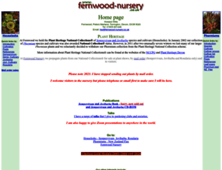 fernwood-nursery.co.uk screenshot