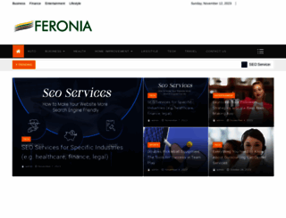 feroniaproject.org screenshot