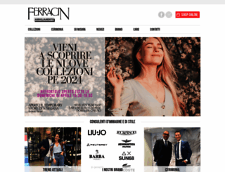 ferracinabbigliamento.com screenshot