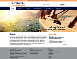 ferraiuoli.com screenshot