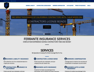 ferranteinsurance.com screenshot