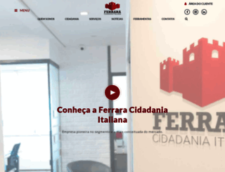ferraracidadaniaitaliana.com.br screenshot