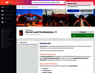 ferrari-land-portaventura.pa-community.com screenshot