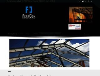 ferrcon.com.pl screenshot