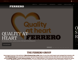 ferrero.co.uk screenshot