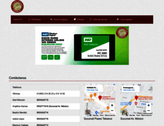 ferrerpc.com.mx screenshot