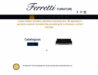 ferrettifurniture.com screenshot