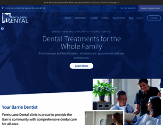 ferrislanedental.com screenshot