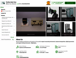 ferritesindia.com screenshot