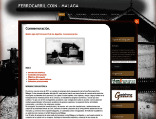 ferrocarrilcoinmalaga.wordpress.com screenshot