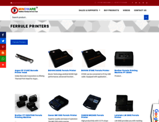 ferruleprinters.indianbarcode.com screenshot