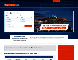 ferrybodrum.com screenshot