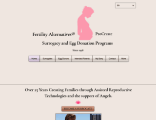 fertilityalternatives.com screenshot