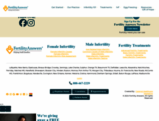 fertilityanswers.com screenshot