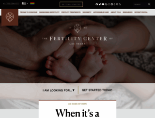 fertilitycenterlv.com screenshot