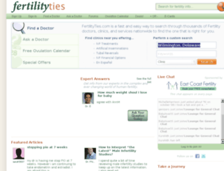 fertilityties.com screenshot