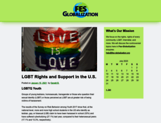 fes-globalization.org screenshot