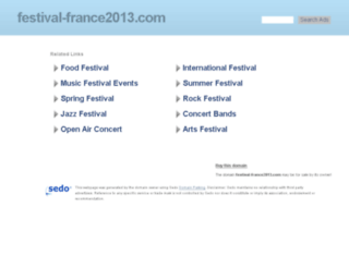 festival-france2013.com screenshot