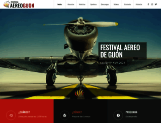 festivalaereogijon.com screenshot