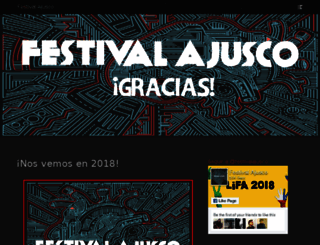 festivalajusco.com screenshot
