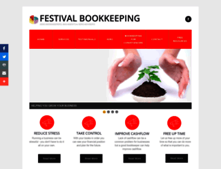 festivalbookkeeping.com.au screenshot