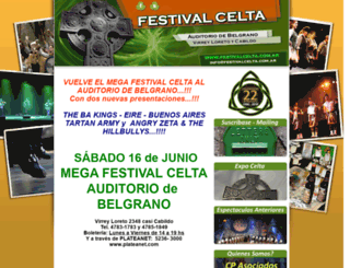 festivalcelta.com.ar screenshot