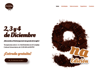 festivalchocolateygourmet.com screenshot