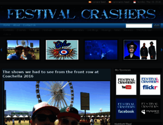 festivalcrashers.com screenshot