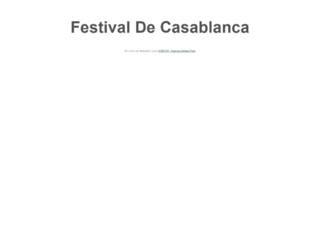 festivaldecasablanca.ma screenshot