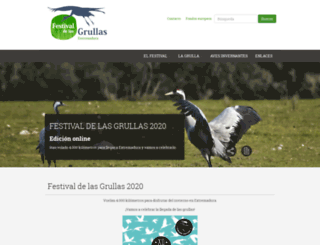 festivaldelasgrullas.gobex.es screenshot