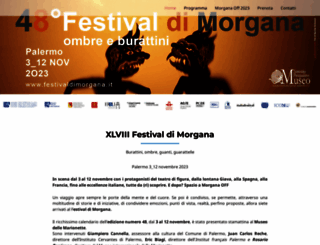 festivaldimorgana.it screenshot