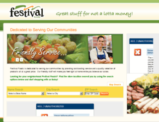 festivalfoods.com screenshot