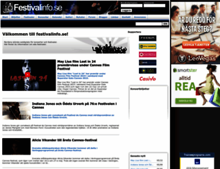 festivalinfo.se screenshot