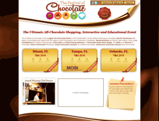 festivalofchocolate.com screenshot
