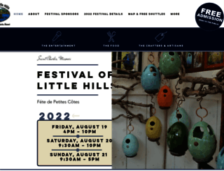 festivalofthelittlehills.com screenshot