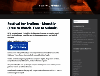 festivalreviews.org screenshot