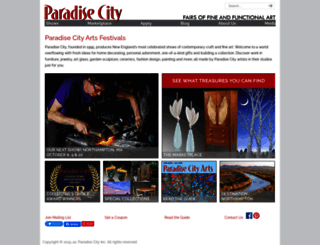 festivals.paradisecityarts.com screenshot