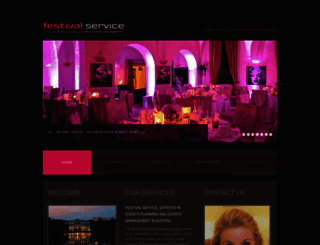 festivalservice.com screenshot