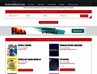 festivalsrock.com screenshot