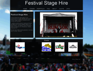 festivalstagehire.co.uk screenshot