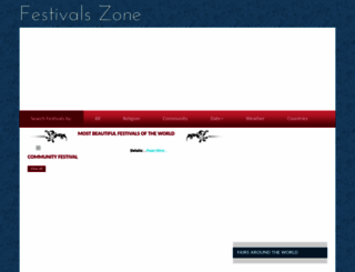 festivalszone.com screenshot