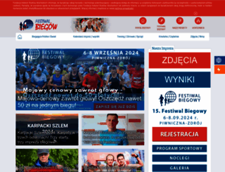 festiwalbiegowy.pl screenshot