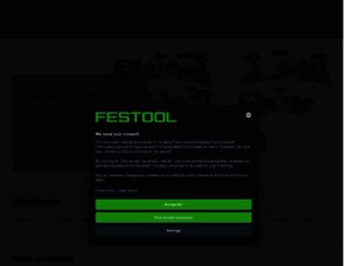 festool.ie screenshot