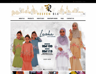 fesyenria.com screenshot