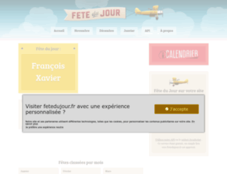 fetedujour.fr screenshot