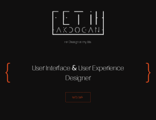 fetihakdogan.com screenshot