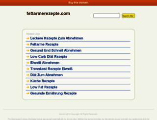 fettarmerezepte.com screenshot