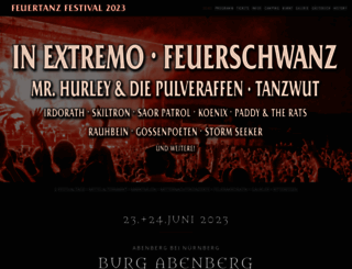 feuertanz-festival.de screenshot