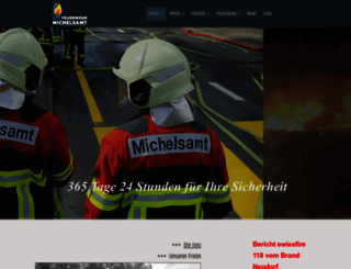 feuerwehr-michelsamt.ch screenshot